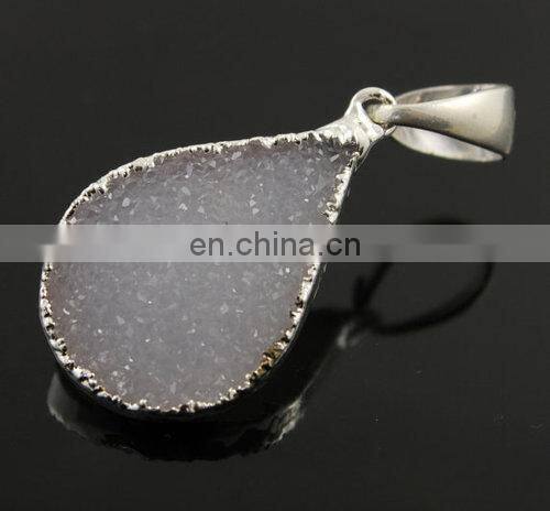 Sapphire Pave Set Gemstone Pendant/2015 wholesale pave set gemstone pendant