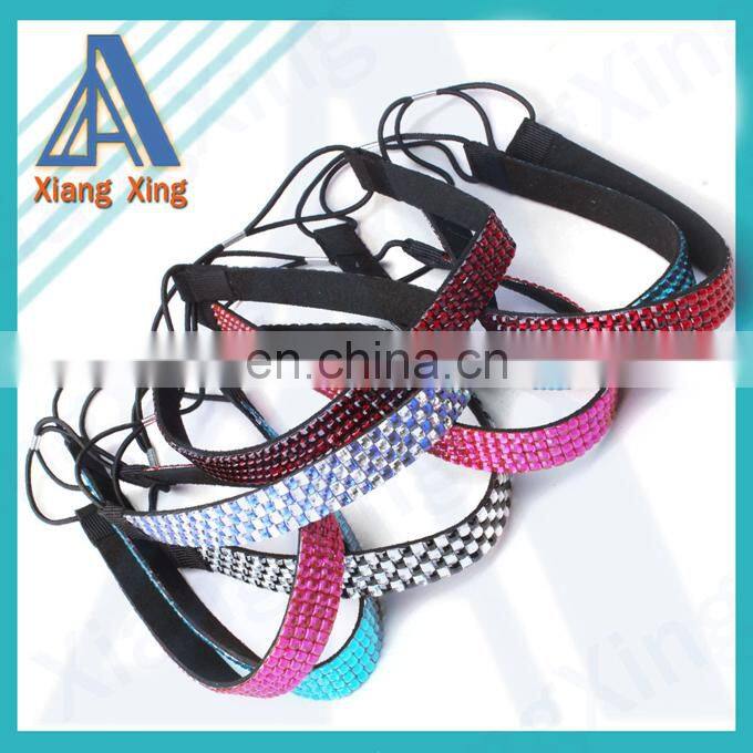 Solid color rhinestone bead cell phone wrist strap for sale