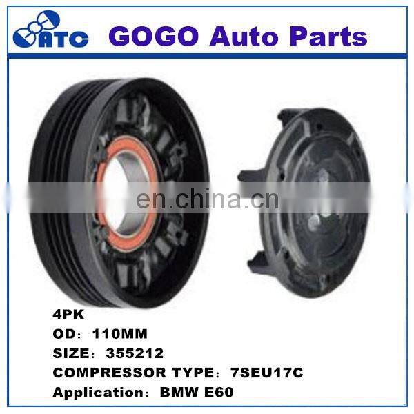 High quality Auto ac 7SEU17C compressor clutch 4PK compressor magnetic clutch for BMW E60