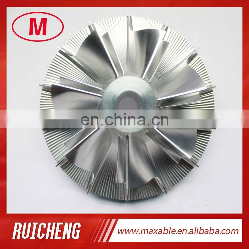 4HD 5250-123-2005 86.30/121.80mm 7+7 blades turbo aluminum 2618/milling/ billet compressor wheel for MTU/DDC 5250-970-8700/877