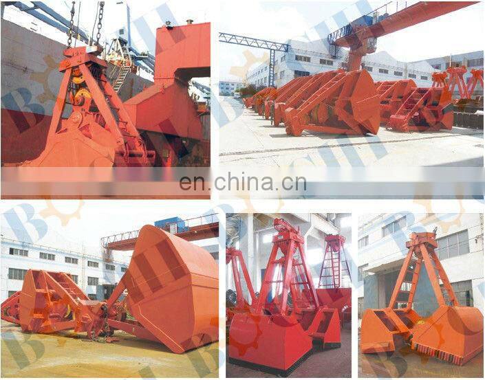 Four Rope Double Petal Crane Grab Bucket