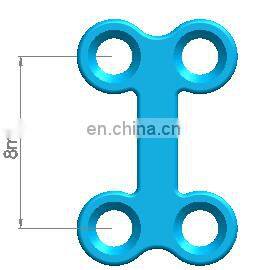 Competitive Price Orthopedic Surgical Instruments H-shaped Maxillofacial Plate Type-V Implants Titanium Surgery Screw 2.5mm