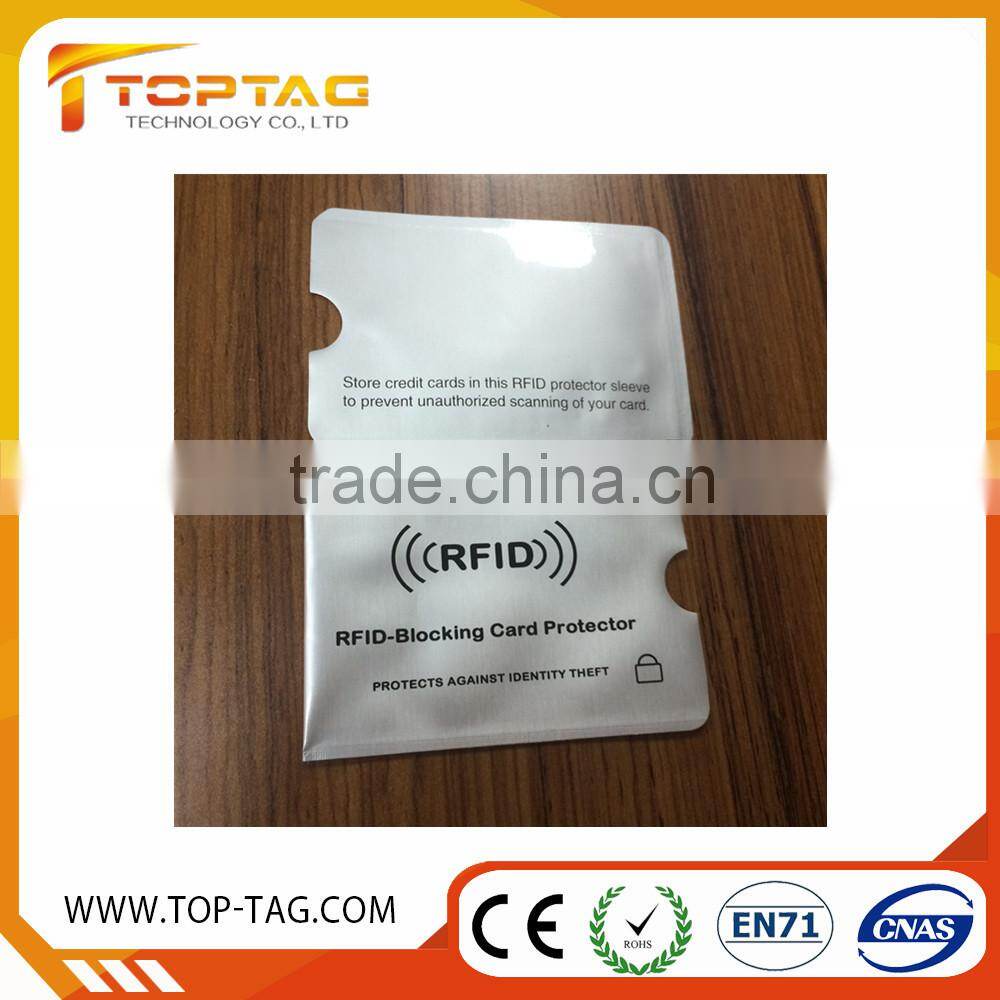 custom printing plastic credit card sleeves