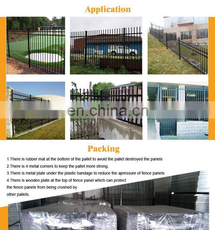 China factory direct supply fence used wrought iron fencing for sale