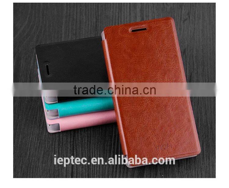 MOFi Case Celular Housing for Huawei Ascend G6, Mobile Handset Coque Flip Leather Back Cover for Huawei G6