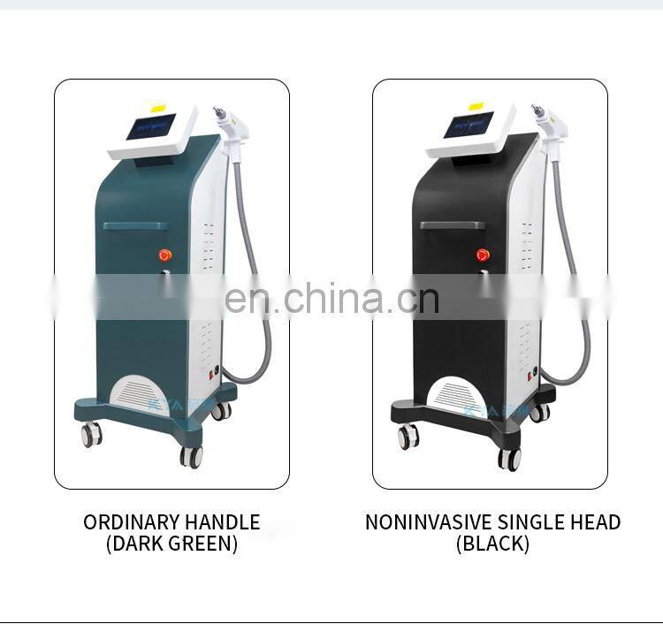 Single Handle Non-invasive Tattoo Removal Laser Machine Q Switch Nd Yag Laser Eyebrow Washing Instrument Pigment Spot Removal