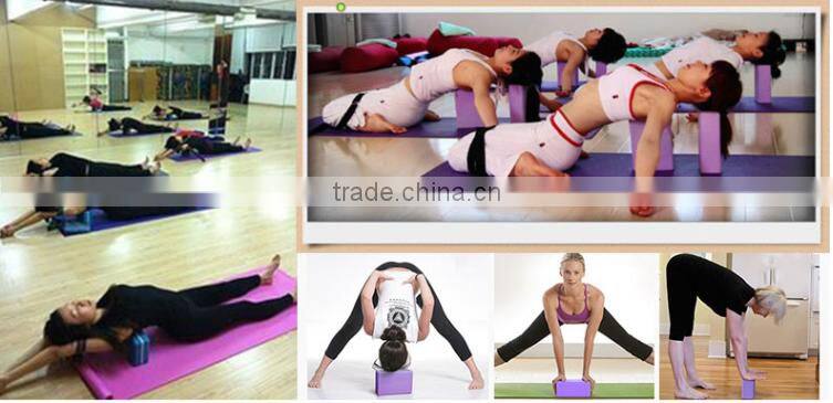 eco-friendly customized yoga prop yoga bricks of eva foam
