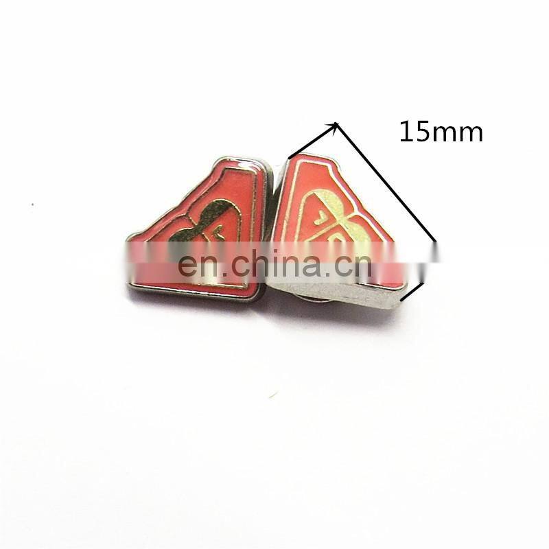 15mm Custom Metal Rivet Nameplate Leather Logo Rivets for Garments
