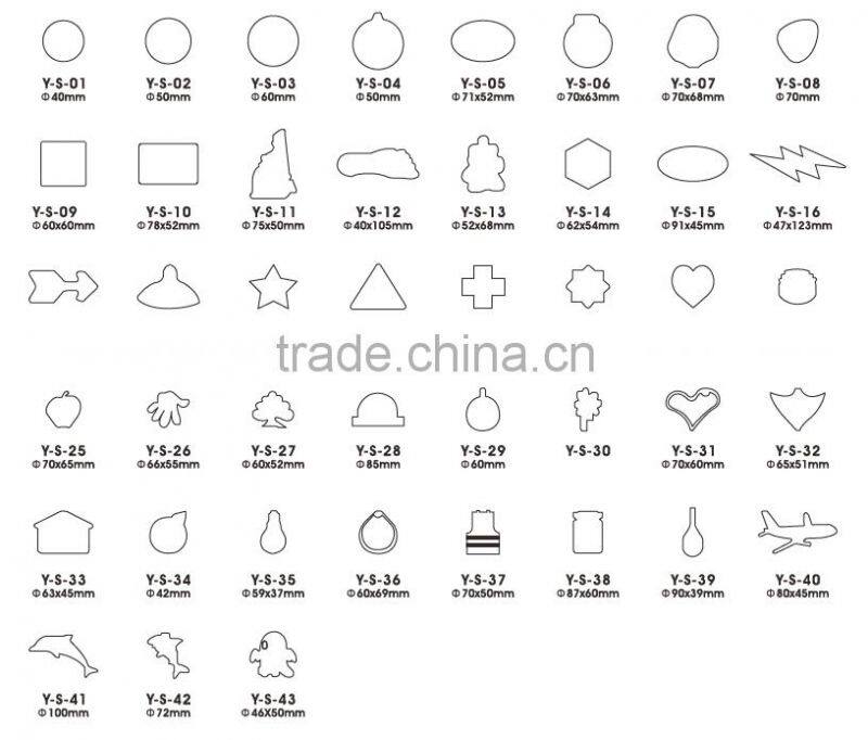 yellow reflective tape sticker customized printing