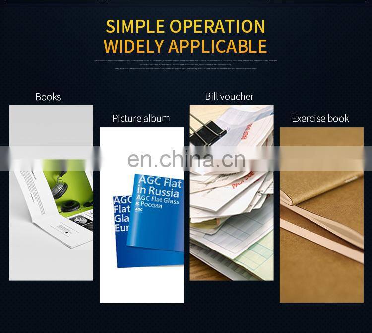 Double-heads wire binding machine for netbooks