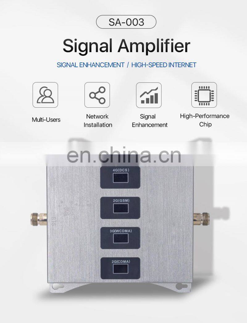 ALLINGE SDS224 2G 3G CDMA 800/900/1800/2100MHz Mobile Signal Booster Cell Phone Repeater