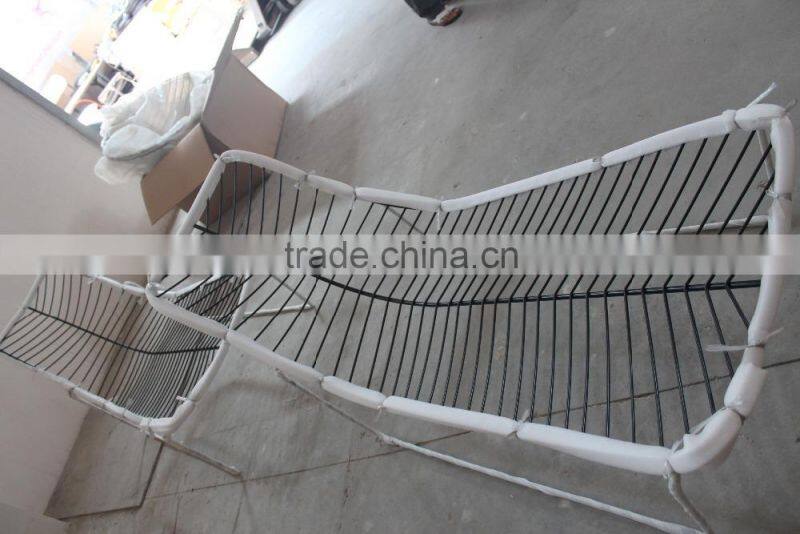 Summer outdoor furniture singel Alper leaf metal daybed