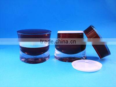 15ml heart shape acrylic plastic jar with plastic cap