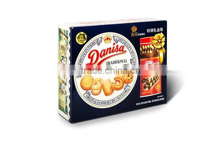 Customized top grade cookie paper box cardboard packing box