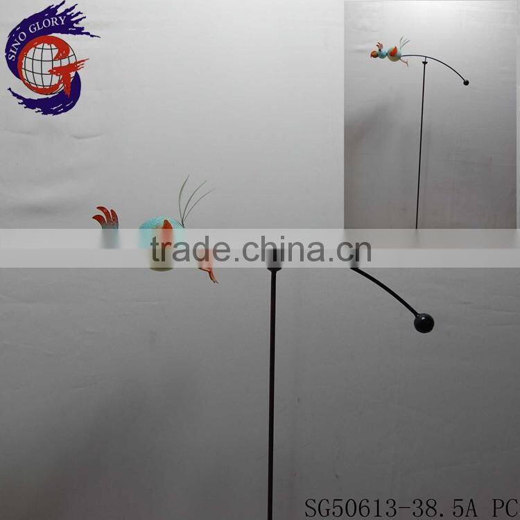 metal decorative garden birds stakes