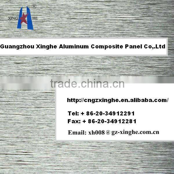 silver mirrored Aluminium Sandwich Panel/Aluminum Composite Panel