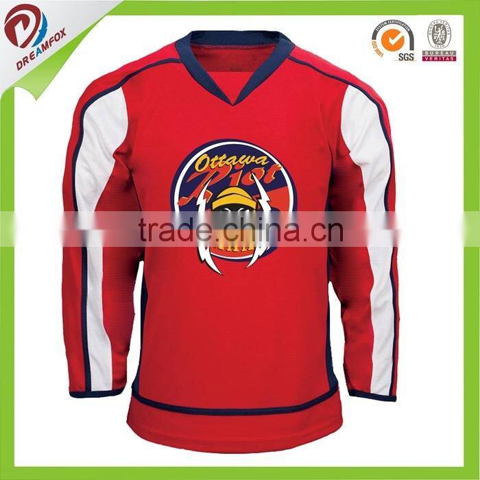 new sublimated custom ice hockey wear design