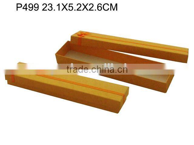 Custom Fancy Art Paper Gift Packaging Box with Bowknot Manufactures P511