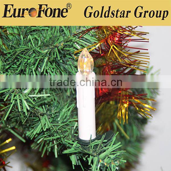 2016 china supplier christmas decorative taper candles for lighting and decoration