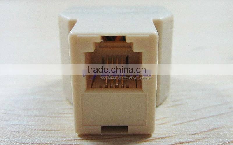 Adapter rj11 to jack RJ11 Modular Telephone Adapter Female to Female