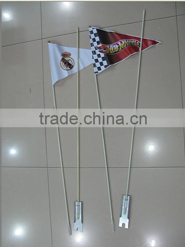 Custom advertising and promotion bicycle safety flag for sale