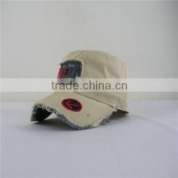 fashion cotton customized army style hat and caps
