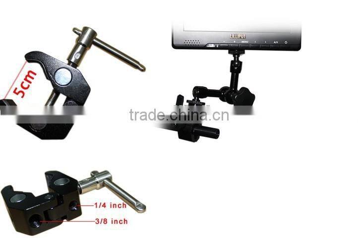 New Small Clamp Crab Pliers Clip For Camera Articulating Magic Friction Arm