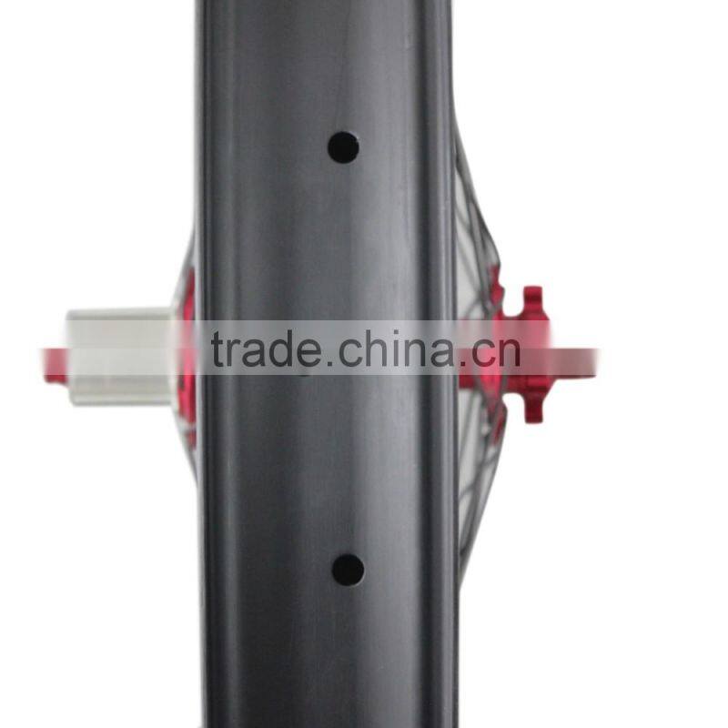 2016 carbon fiber fat bike wheels full carbon 26er fatbike wheel snow beach wheelset FW65