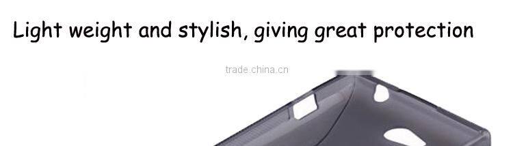 S-Line Flexible Soft Gel Tpu Silicone Skin Back Case Cover For Sony Xperia C3 D2533 tpu mobile phone case for sony xperia c3