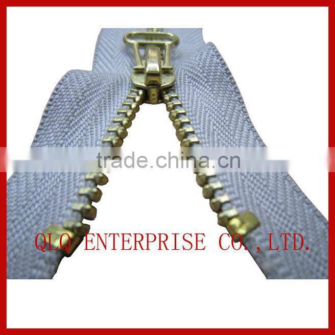 High Quality Metal Finished Zipper