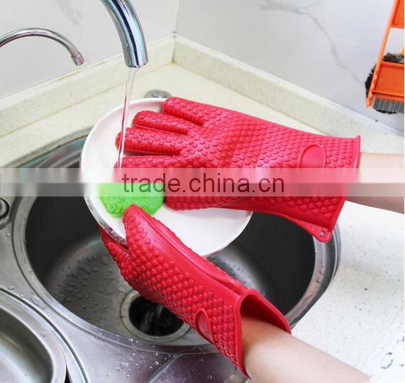 Oven Mitts Gloves, Heat Resistant Hot sale colorful silicone Gloves BBQ Grilling Gloves for Cooking Baking Barbecue Potholder