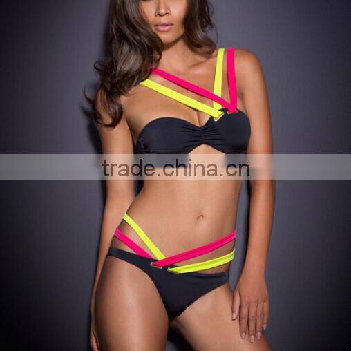 Brand new satin bikini set