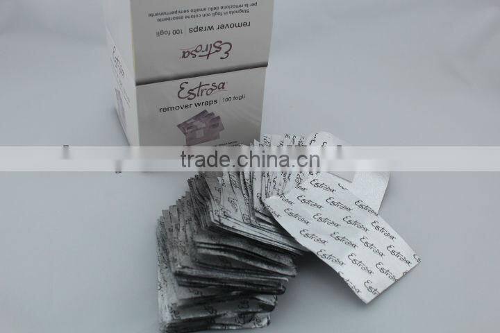 nail art foil with private label for gel nail polish remover