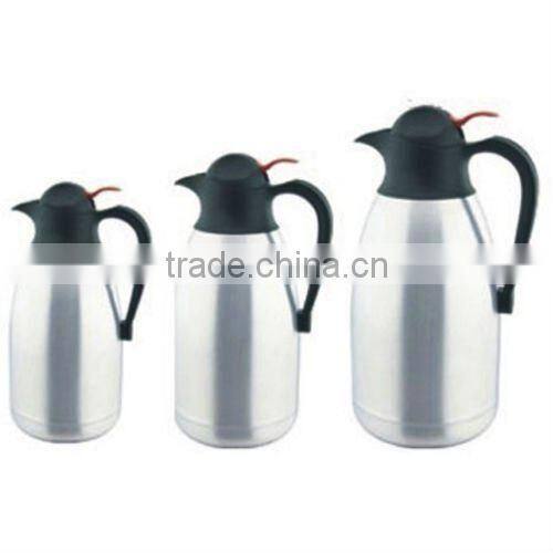 plastic personalized insulated hot thermos coffee pot with glass inner