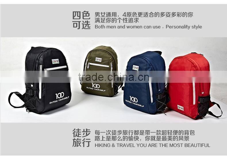 Fashionable 2016 hiking bag brand new design backpack school backpack bag