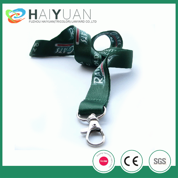 custom text sublimation print lanyard