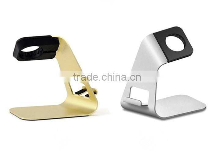 for apple watch stand 2 in 1 metal charger holder 3 colors option