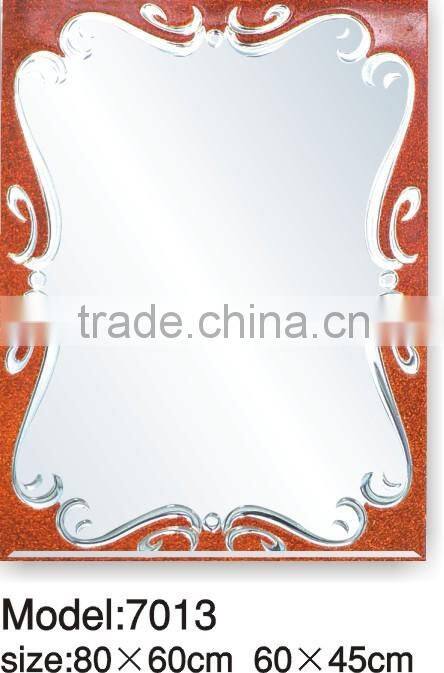 2015 New design engraved mirror 7013