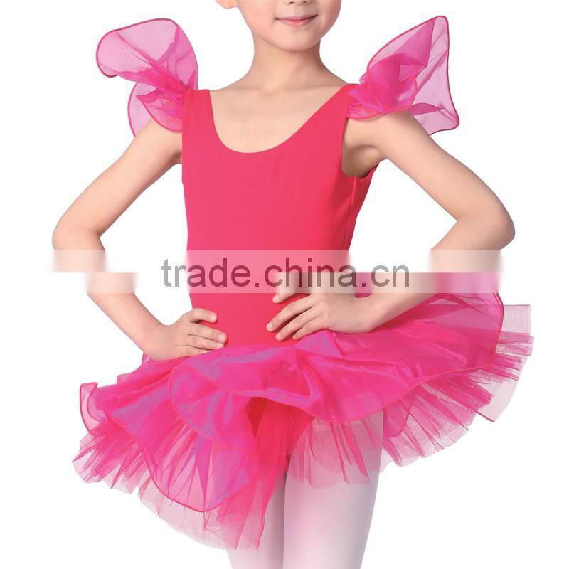 red ballet dress kids ballet dress BT037