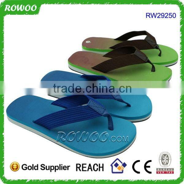 2016 New Handmade Summer Nude Beach Flip Flops For Men Outdoor Slippers
