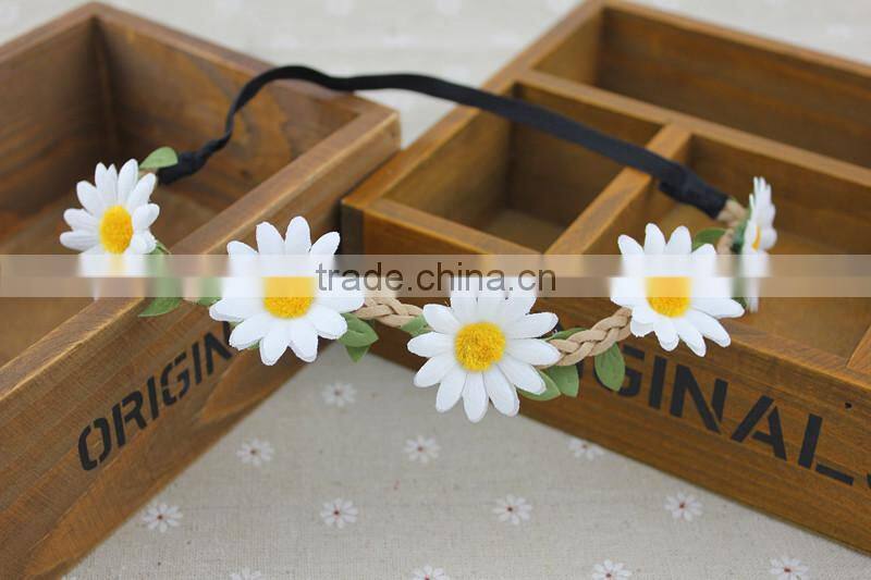 New fashion charming colorful flowers hairwrap Tokyo street style hairband