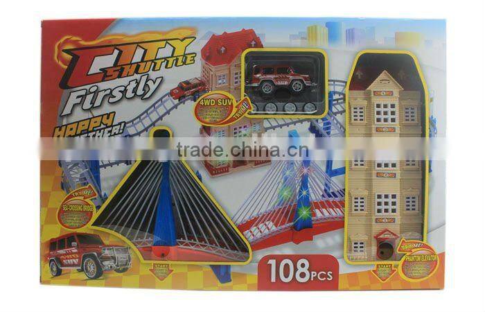 Beauty education track rail car toy track car set for sale,Rail car toy with light and music,electric toy train sets