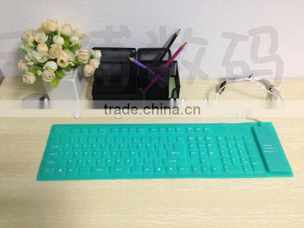 Waterproof foldable silicon keyboard, custom silicon keyboard, silicon keyboard