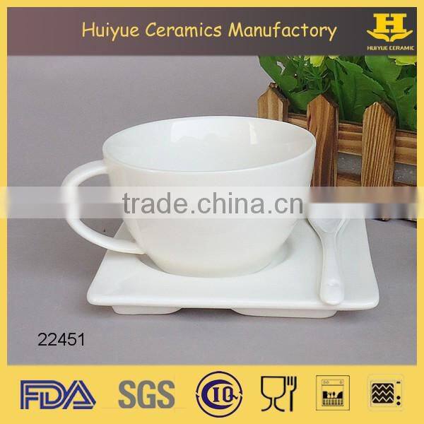 Ceramic tea cup and saucer, coffee cup sets, dessert cup