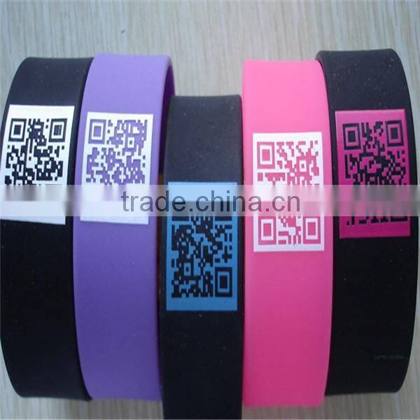 personal unique id bracelet custom silicone id bracelet engraved