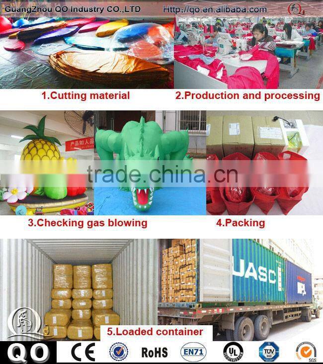 Giant custom standing inflatable beaver cartoon for promotional