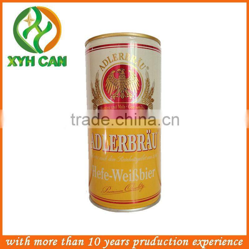 XYH Brand empty beverage tin can for beer /tin can for drink