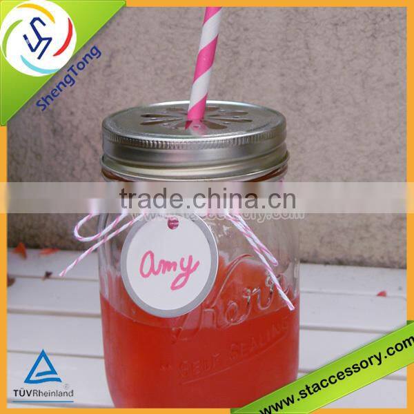 high quality mason jar drinking glass/mason jar