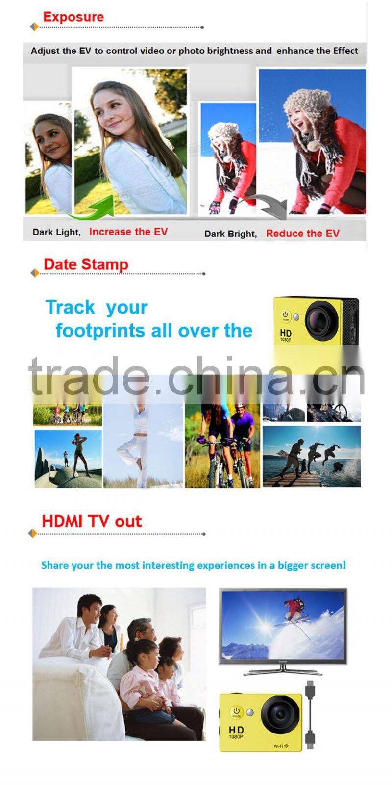 Wi-Fi 1080P Action Camera