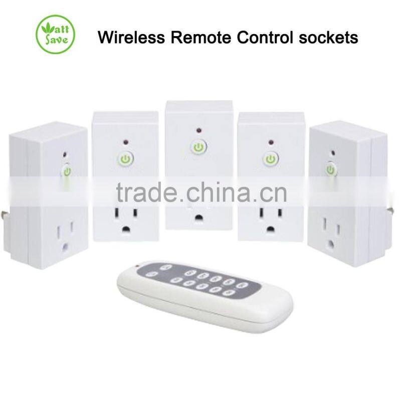 RF Smart Electric Remote Control Socket Switches US Plug K21 5+1
